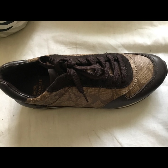 Authentic Brown Coach Shoes - Picture 2 of 6
